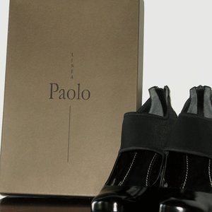 New, Never Worn Paolo Bootie Style Shoes with short back zipper